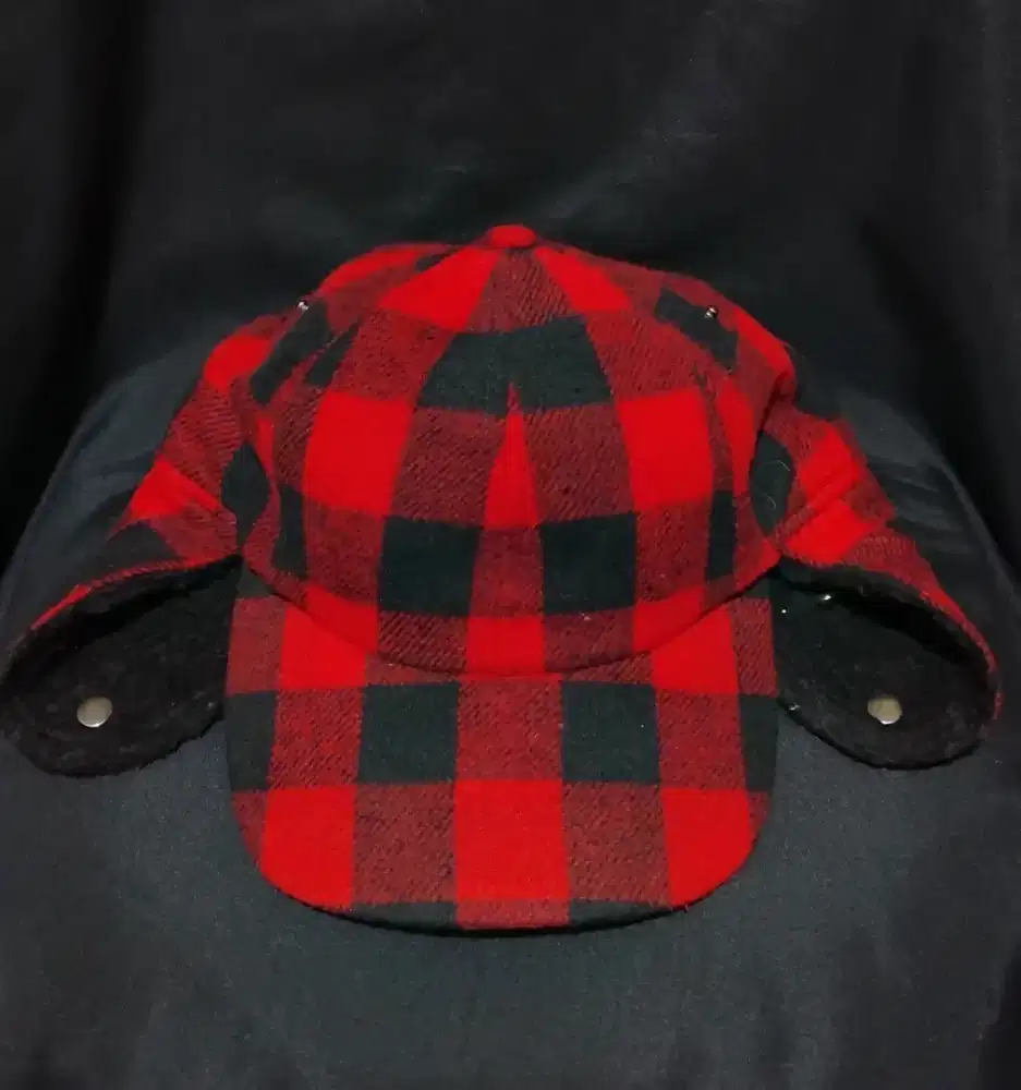 TOPI OUTDOOR Plaid Hunter Cap