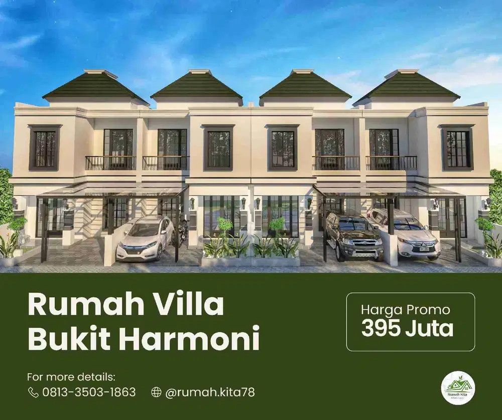 Rumah 2 Lantai Dekat Kota Batu Kab. Malang