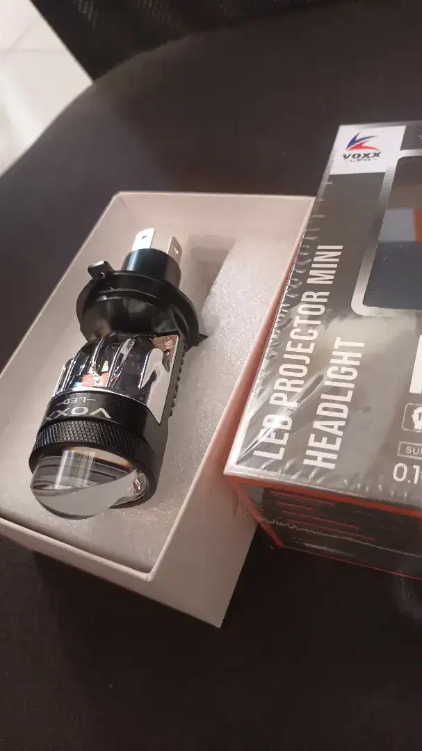 Lampu mini projie voxx H4 projektor biled lampu biled mini proji