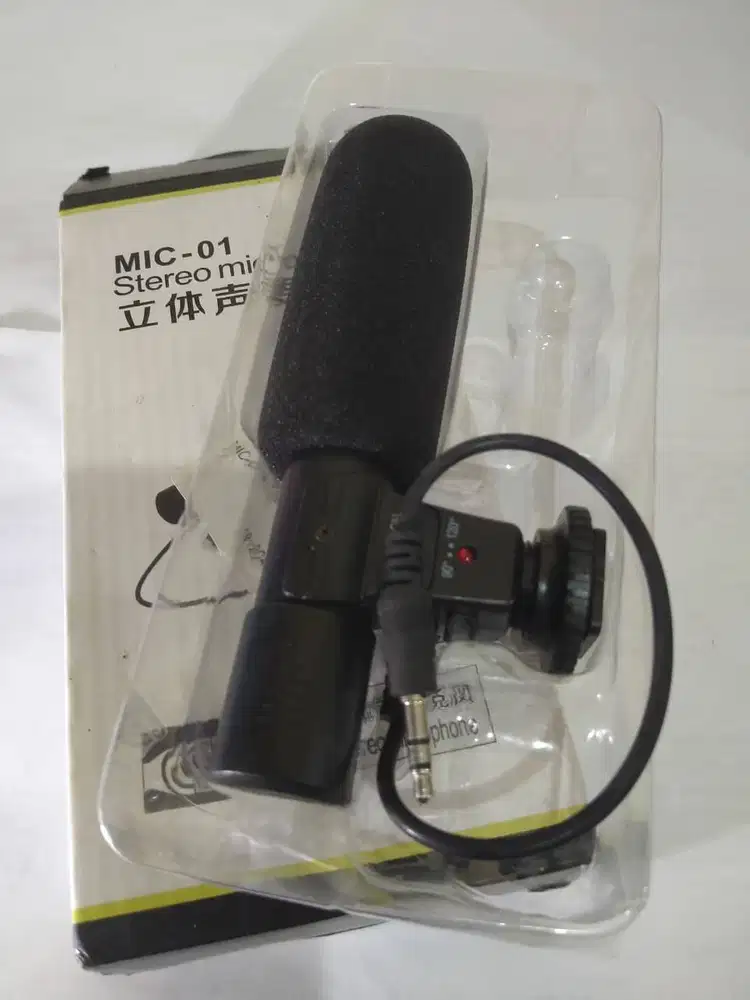 Microphone Eksternal MIC-01 untuk Kamera / HP