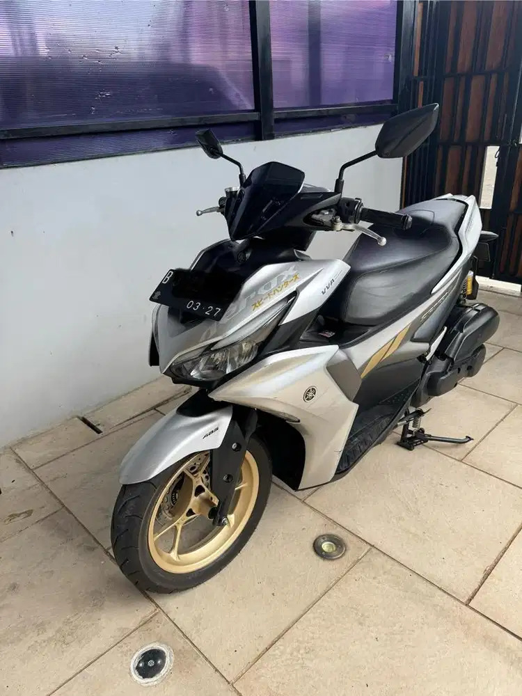 Jual yamaha aerox 155 abs silver