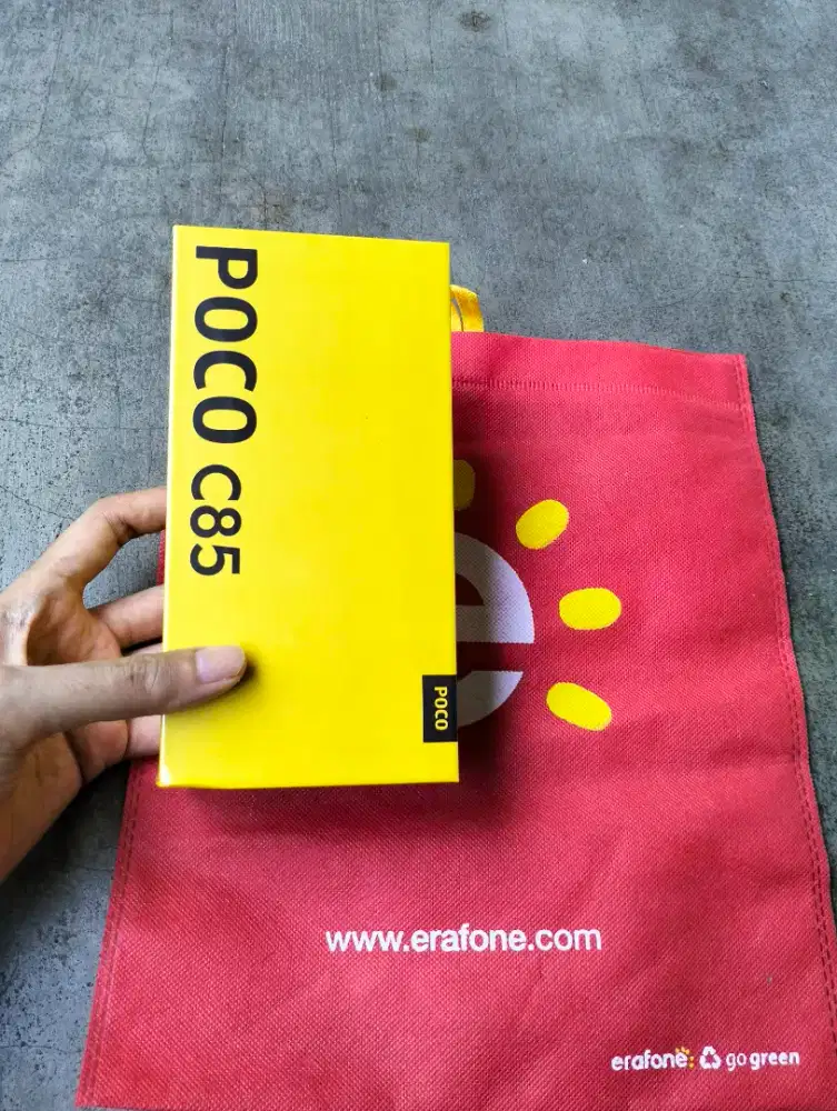 POCO C85 RAM 6/128 GB BARU HITAM