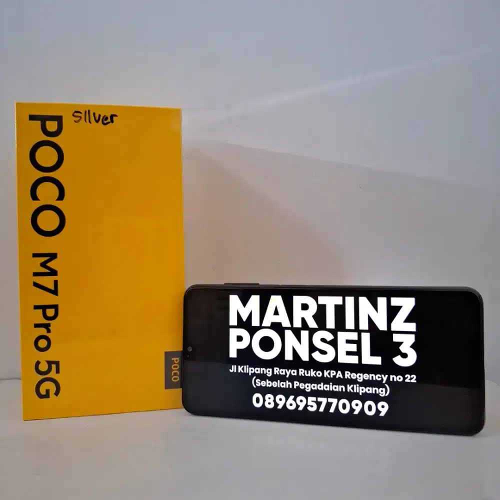 Poco M7 Pro 5G 8/256 Garansi resmi 15 bulan. Promo Kemerdekaan