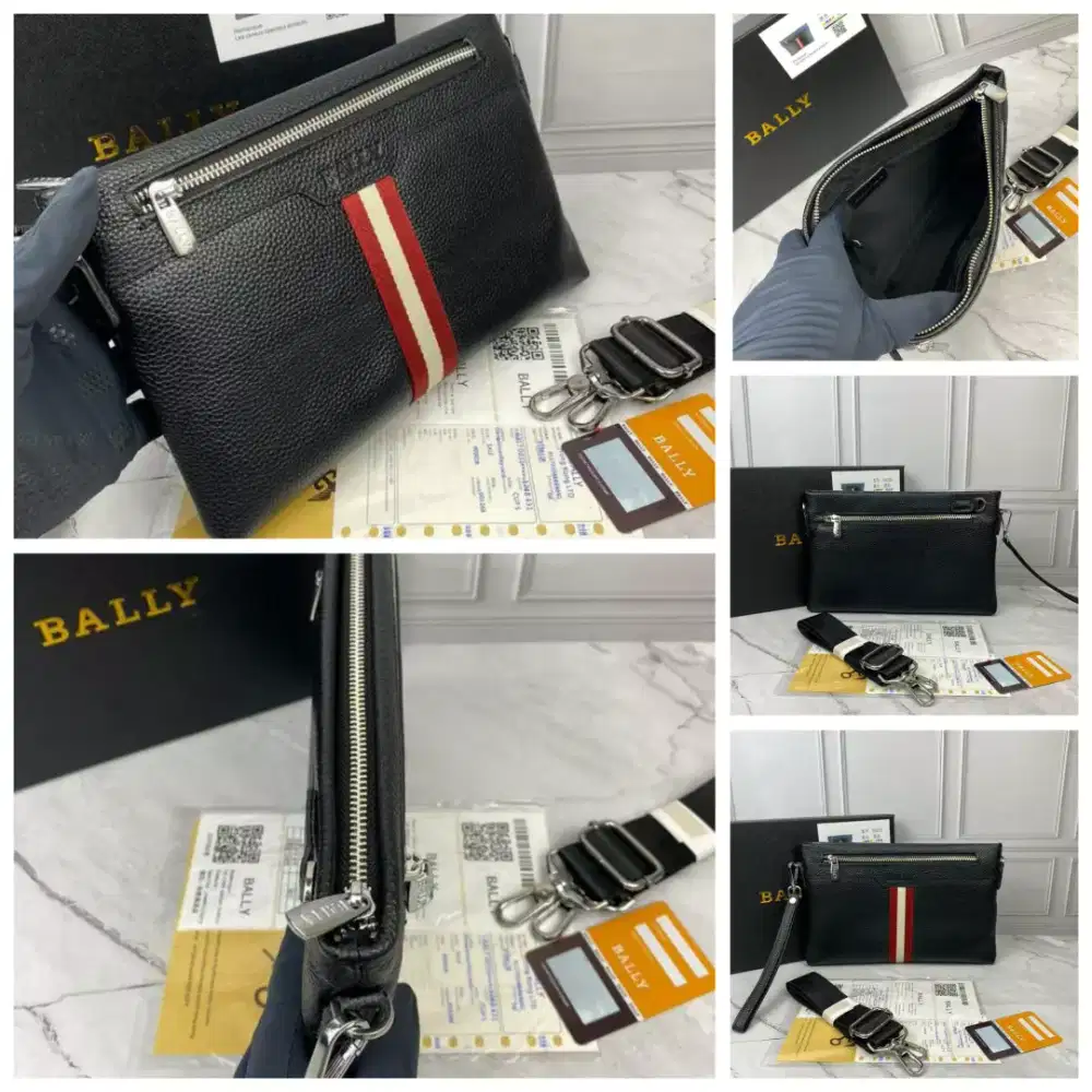 Clutch bag bally bisa selempang pria