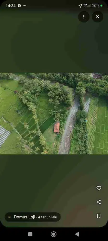 JUAL TANAH BONUS VILLA DI NANGGULAN KULONPROGO VIEW SAWAH DAN SUNGAI