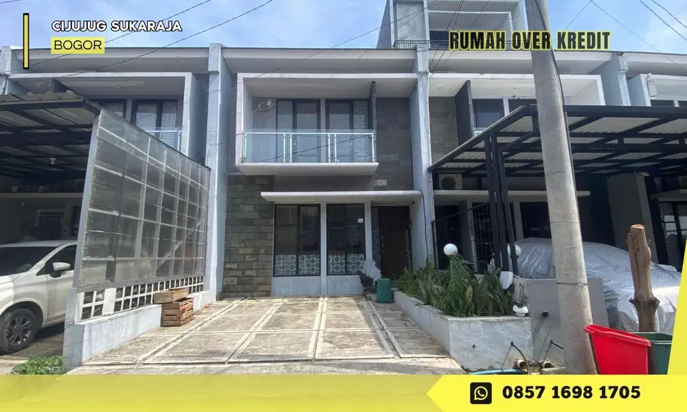 Over Kredit rmh 2lantai 98JT dkt Tol di Graha Laras Sentul Bogor