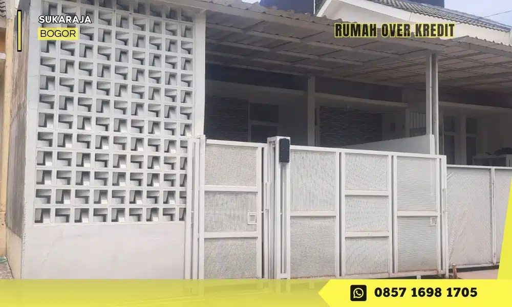 Rumah Over Kredit 75JT dkt Tol di Sentul Indah Residence