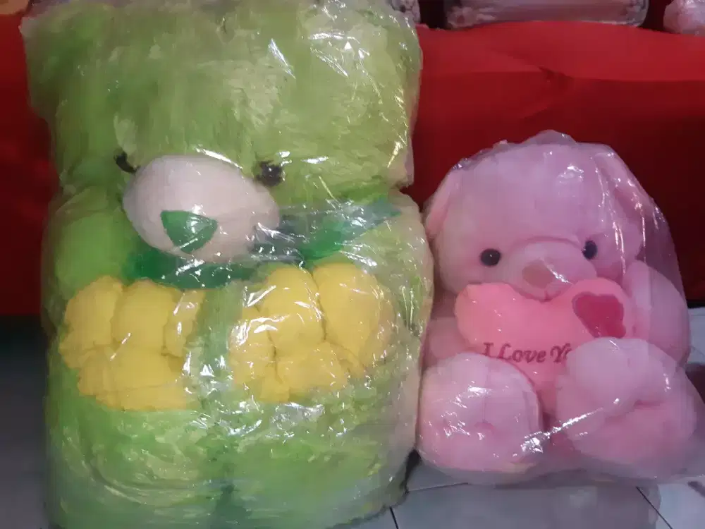 Boneka Lucu Dapat 2 (Besar & Sedang)