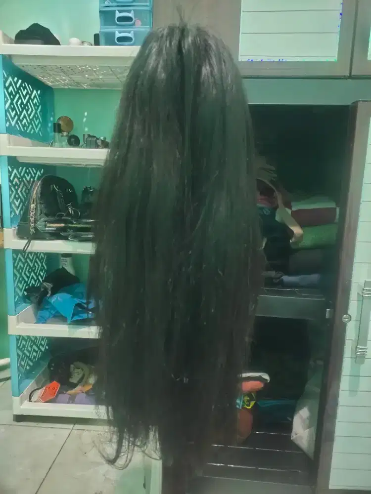 Wig rambut asli manusia