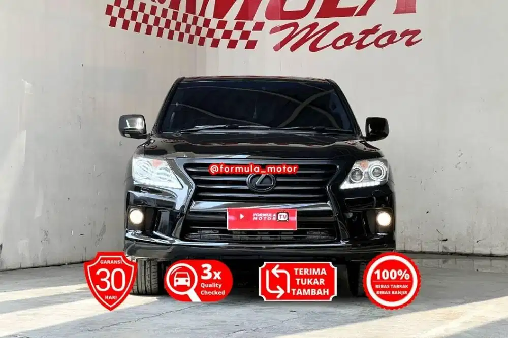 Lexus LX570 Bensin AT tahun 2008 hitam LX 5.7 Matic LX 570 DP minim