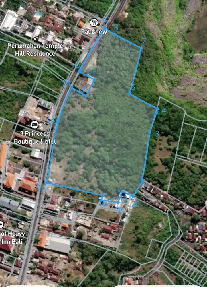 TANAH 4,1 HEKTAR JALAN UTAMA ULUWATU