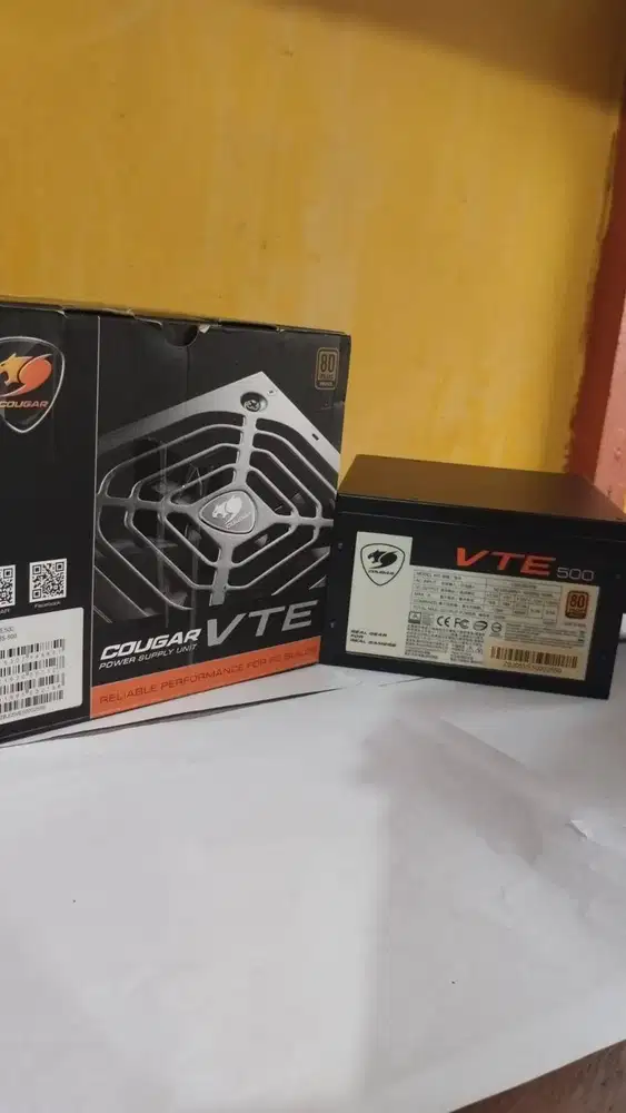 DIJUAL  POWER  SUPPLY  COUGAR  VTE  500  WATT + BRONZE