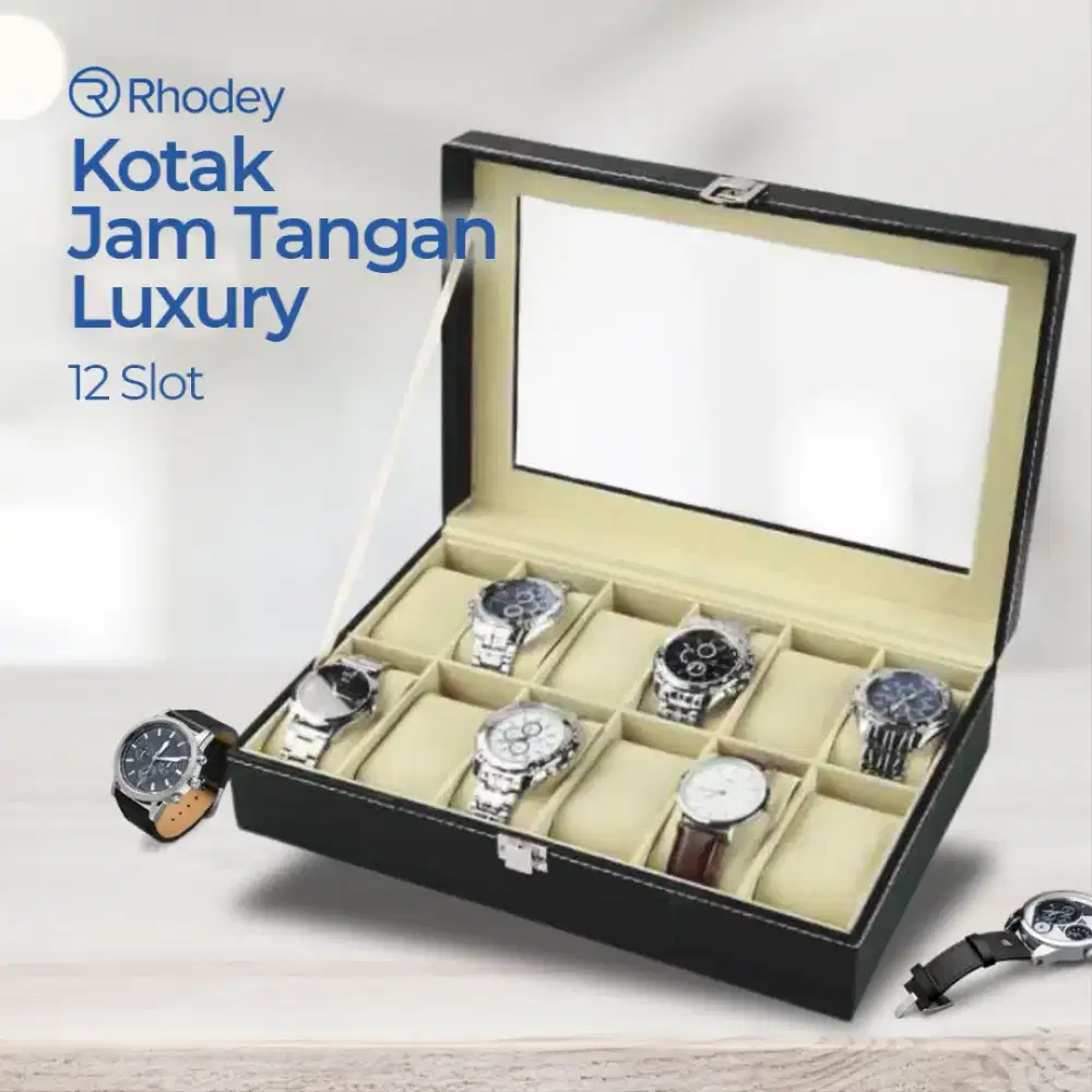 Tempat Jam Tangan 12 Slot