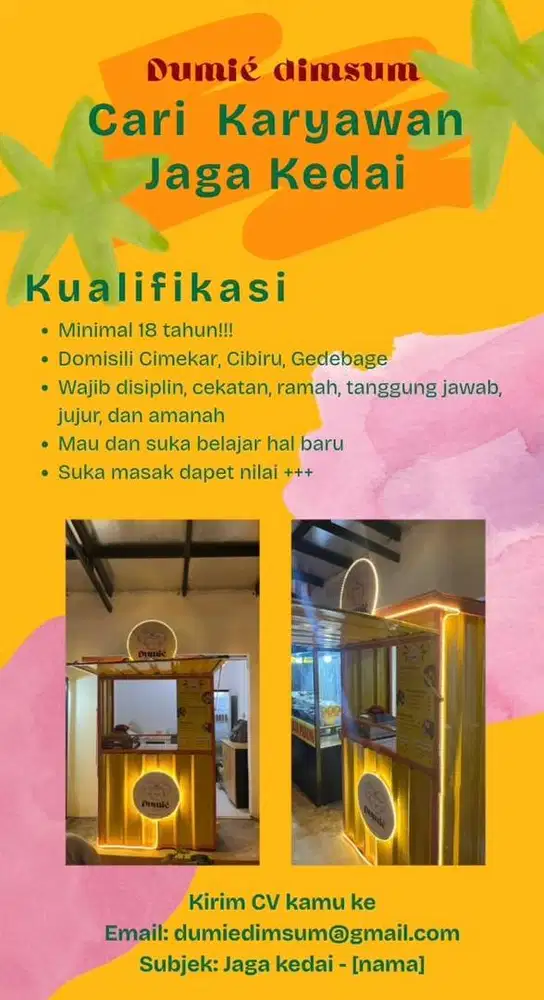 Penjaga Kedai Dumie Dimsum