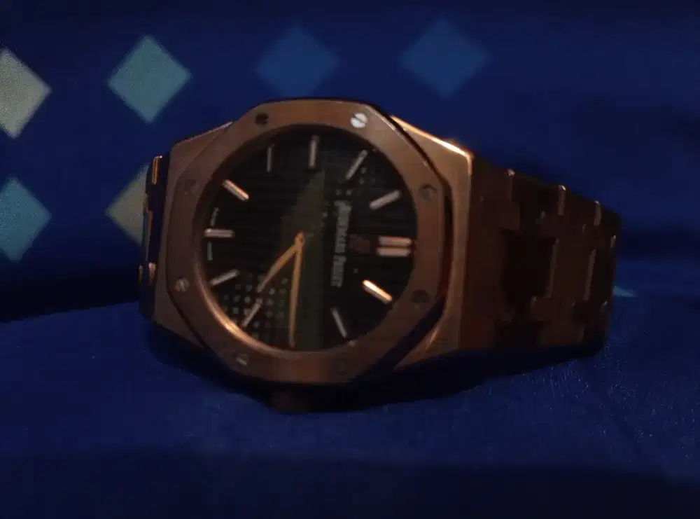 Jam Tangan Audemars Piguet Royal Oak Rose Gold Bahan All Stenlis Stell