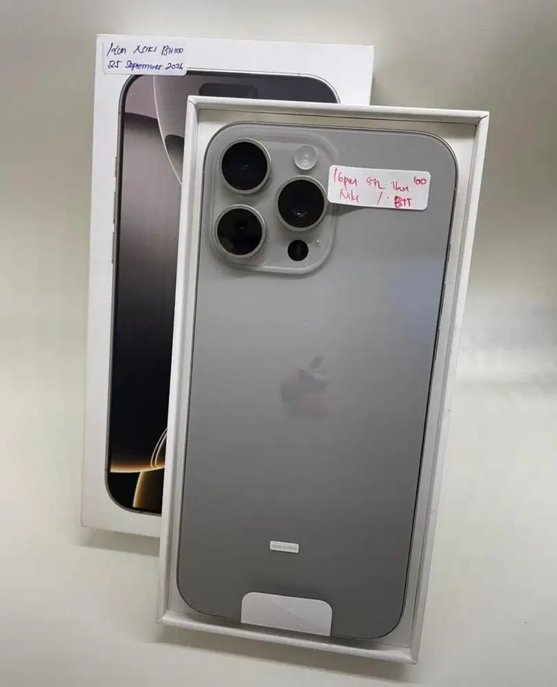 iPhone 16 PRO MAX 512GB, iBox, NATURAL SILVER, BH 100%