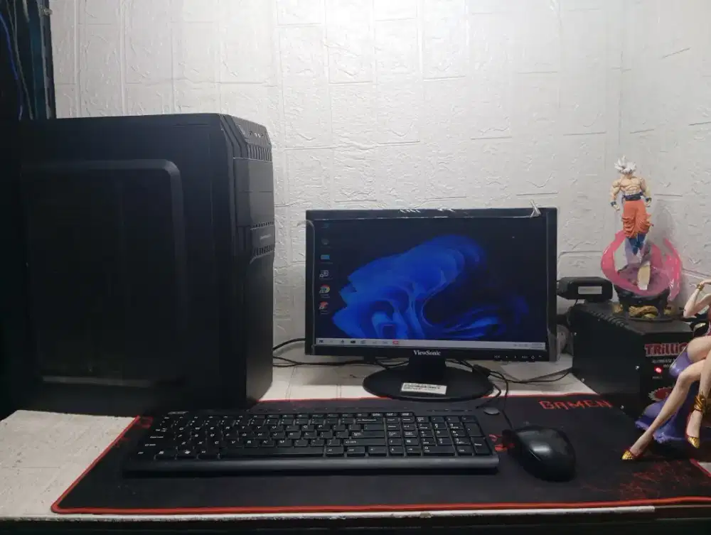 BUC PC Komputer GAME FULLSET Ryzen 3 2200G 4 Cores 4 Threads