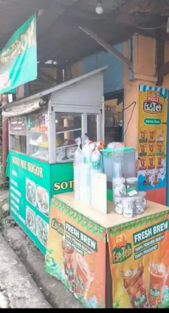 Gerobak baso atau bisa buat soto mie full besi di jamin awet banget
