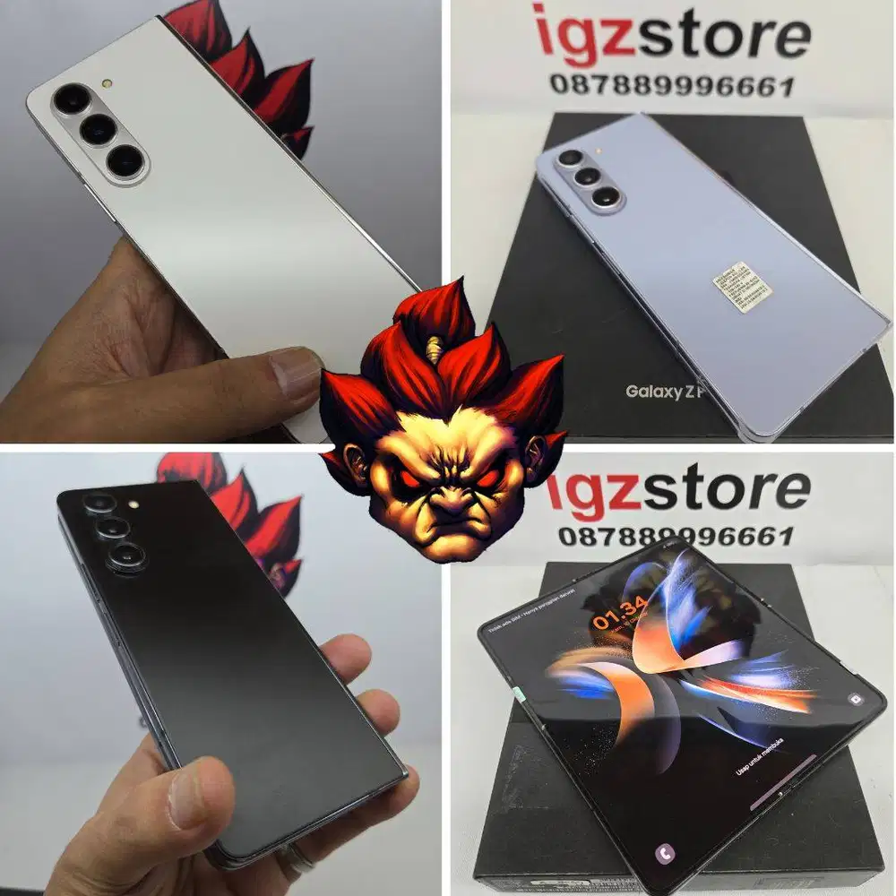 Samsung Z Fold 5 256/512 SEIN Mulus 98% No Minus FULLSET Mulai 9jt-an