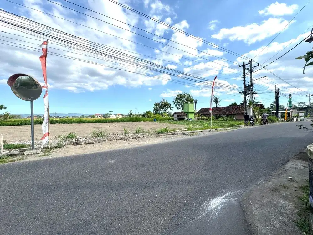 Tanah Murah Sleman, Tepi Jalan Cocok Untuk Usaha