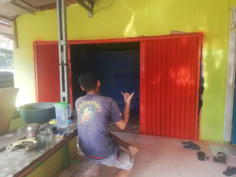 Rolling door folding gate baru