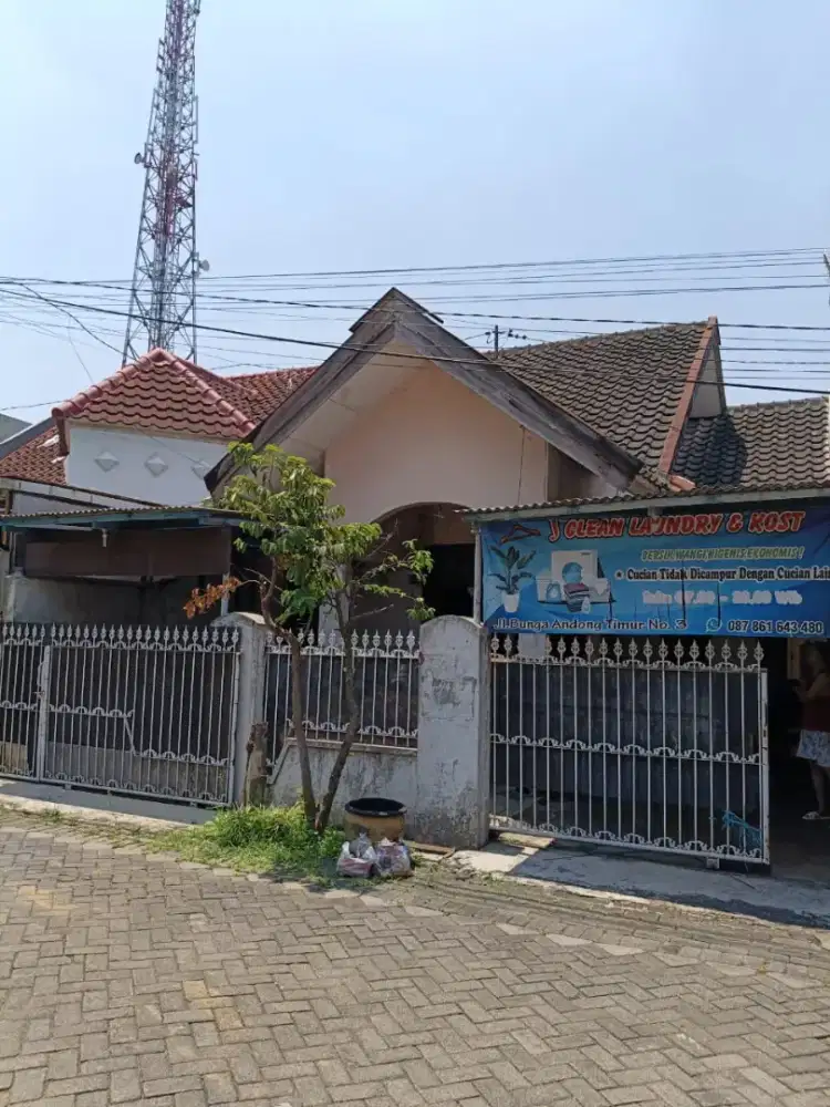 Rumah Strategis Area Kost Bunga Andong Selangkah Ke Brawijaya Suhat