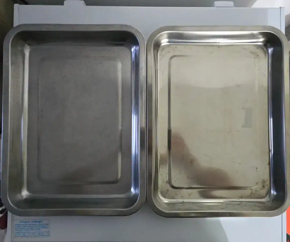 DIJUAL TRAY STAINLESS 25x35 (2pcs)