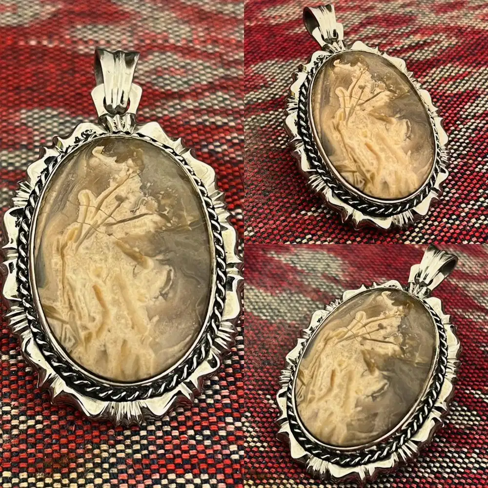 Liontin Akik Gambar Wayang Semar Top Quality