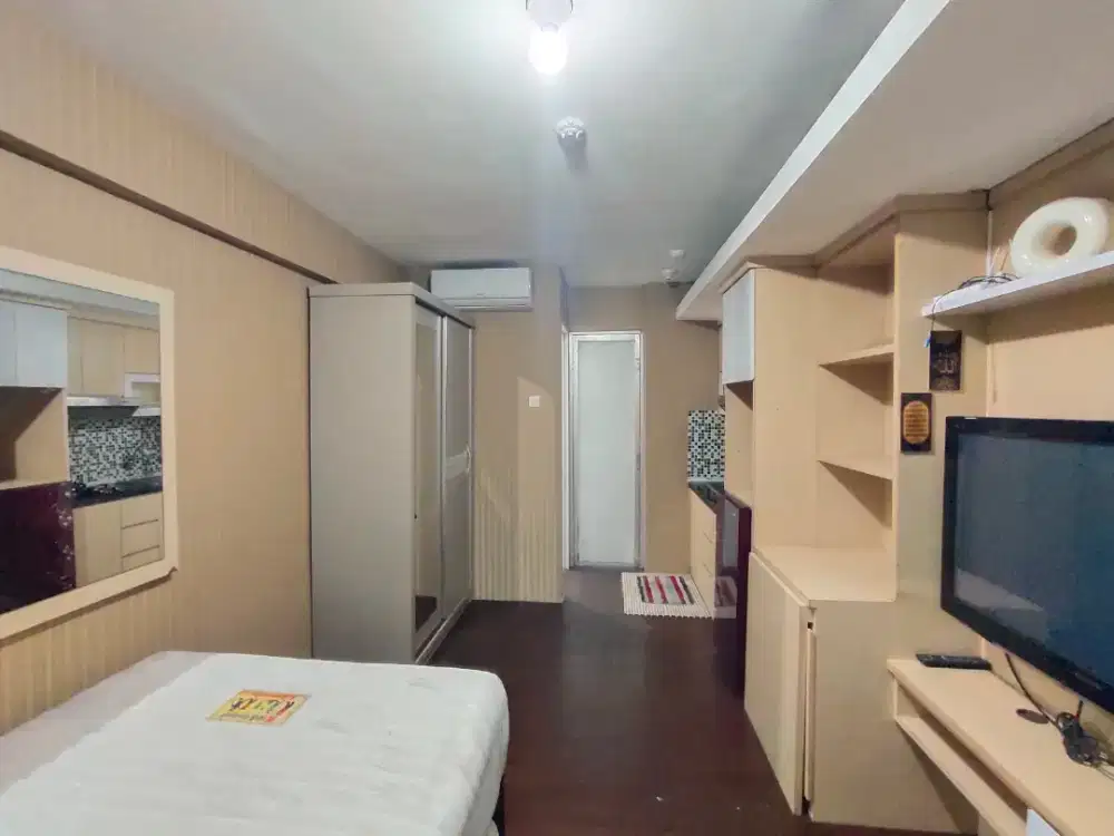Sewa studio furnish apartement bassura city jakarta timur
