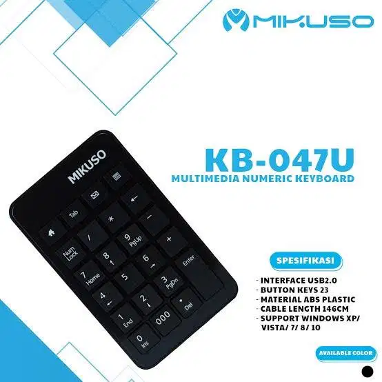 keyboard mikuso number