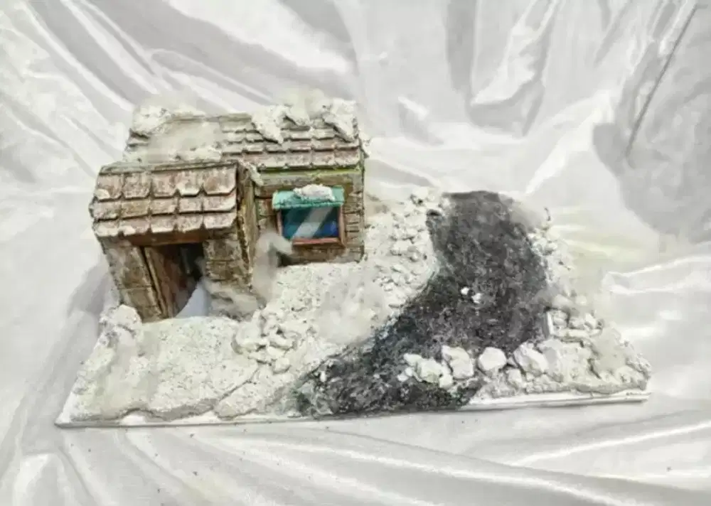 Diorama action figure 20x15cm