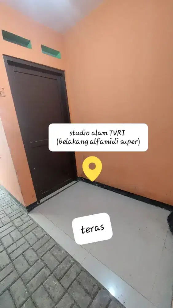 Kontrakan minimalis 2lt, studio alam TVRI, depok