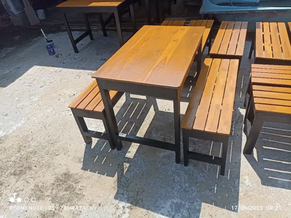 Perlengkapan warkop cafe meja kursi