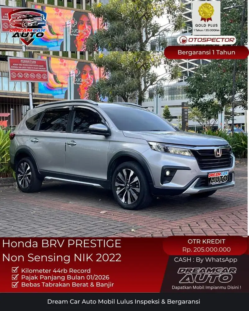 [KM 44RB] Honda BR-V BRV Prestige Non Sensing 2022 BRV