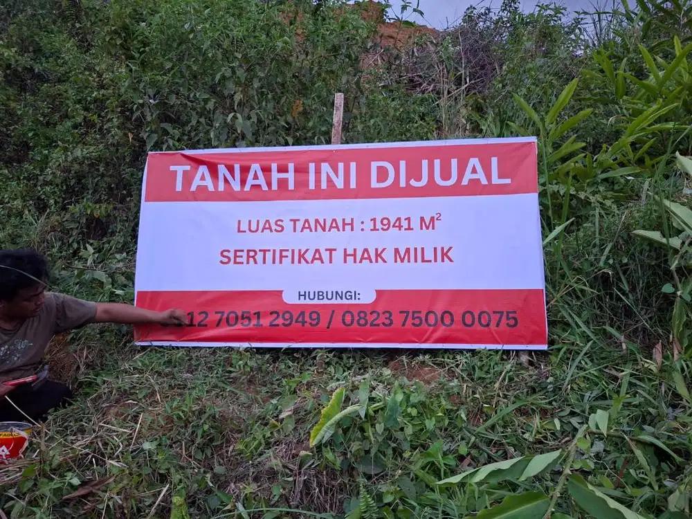 Jual Tanah Seluas 1941M