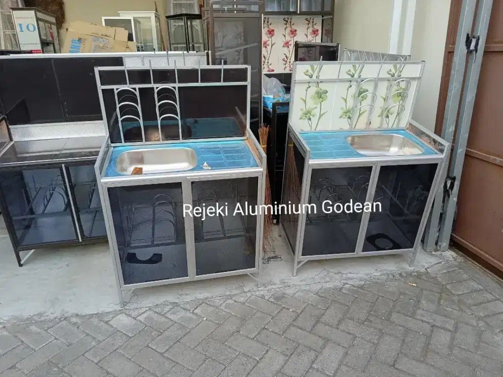 Wastafel cuci piring aluminium