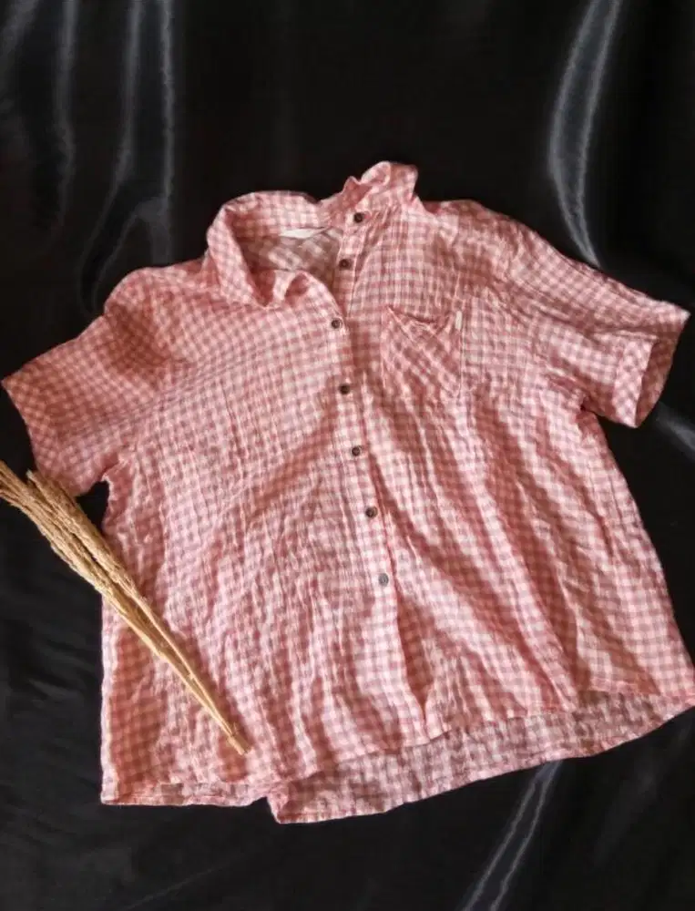 Kemeja Kotak Katun/ Kemeja Casual