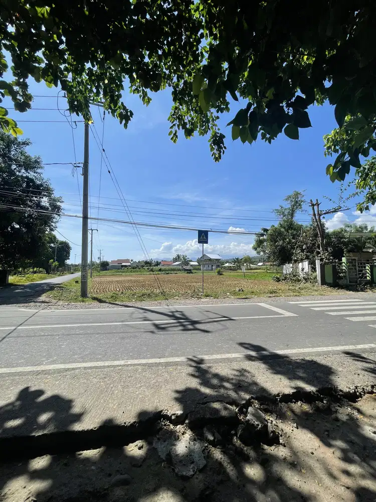 Tanah di Jl Bangsal Baru (Jln utama menuju Pelabuhan Bangsal Pemenang)