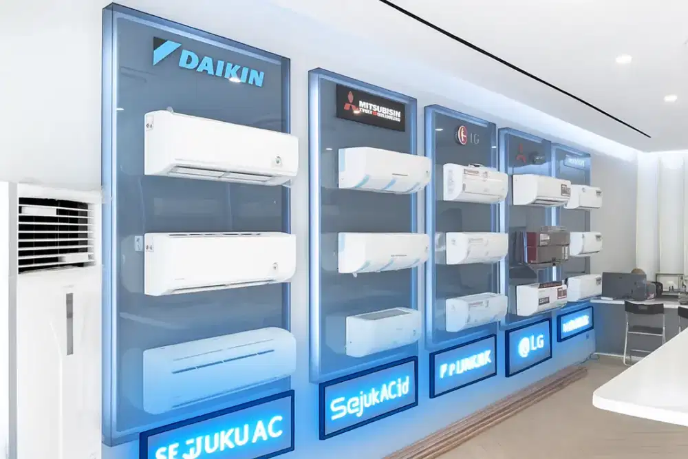 AC Second Daikin Panasonic LG Sharp Mitsubishi | Unit Only & Paket