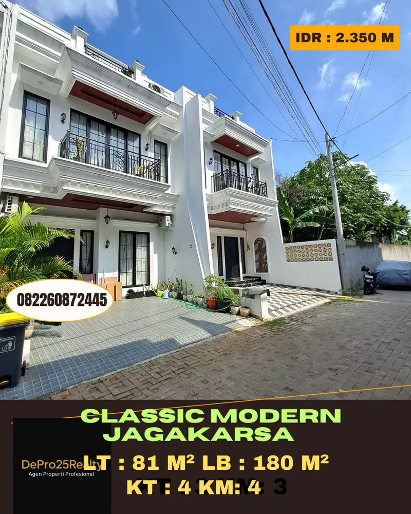 Jual Rumah RoofTop Murah Dekat Pintu Toll Brigif Jagakarsa