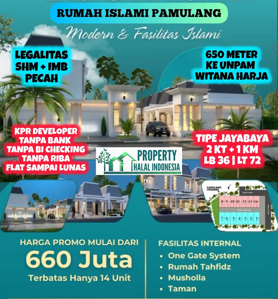 Jual Rumah Ready Witana Harja Pamulang SHM IMB KPR Tanpa Bank No Riba