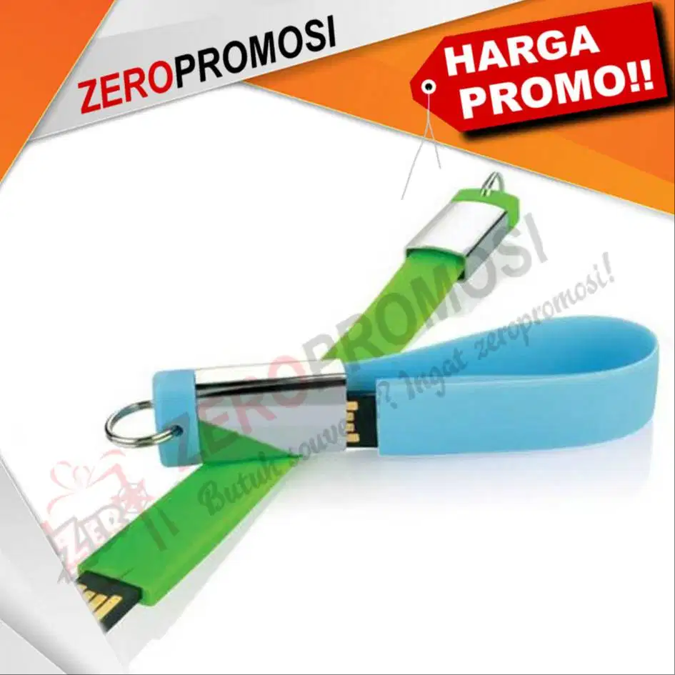 Flashdisk Karet Gantungan Kunci Custom Logo – Harga Grosir