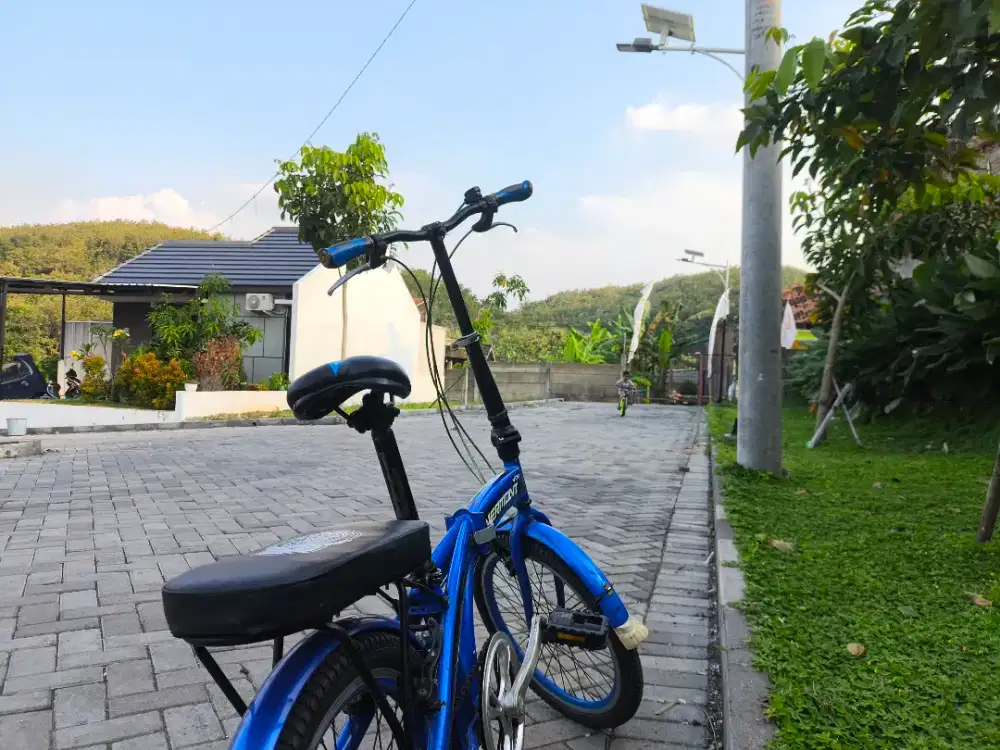 Sepeda Vermont biru 18inc prelove bekas