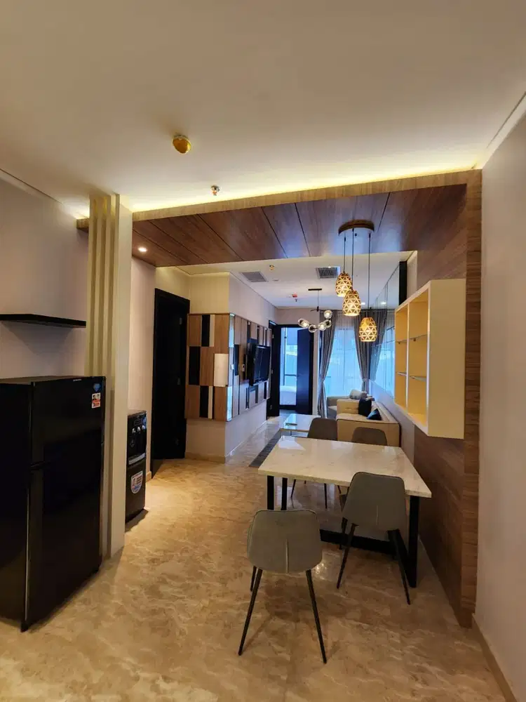 Rent Sudirman Suites Apartment with 2 plus 1 br and full furnished
