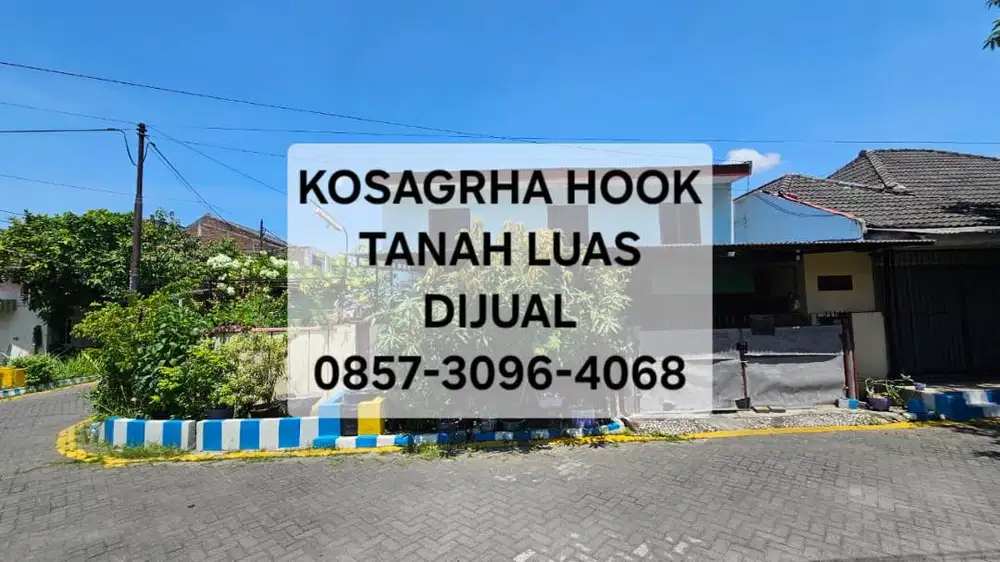 Rumah Kosagrha UPN-tanah luas lokasi Hook-SIAP HUNI/ USAHA KOS