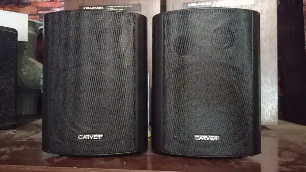 DIJUAL SEPASANG SPEAKER CARVER 5 INCH