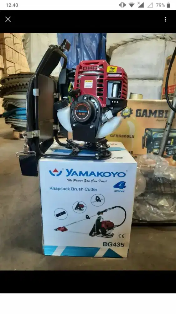 Mesin porong rumput 4tak