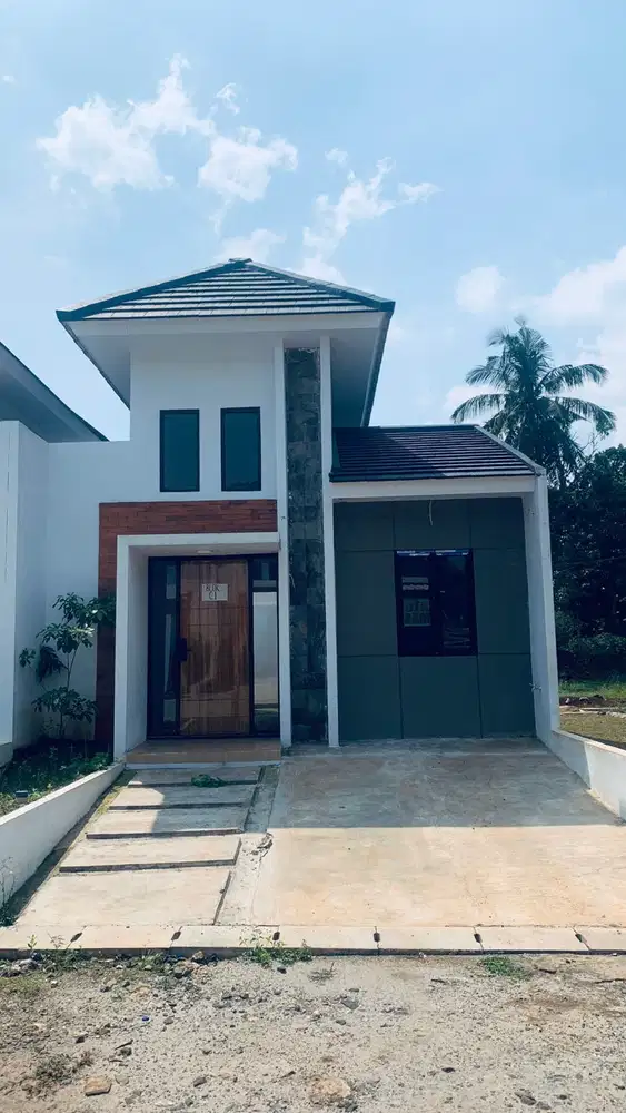 Rumah 1 lantai modern minimalis di bogor