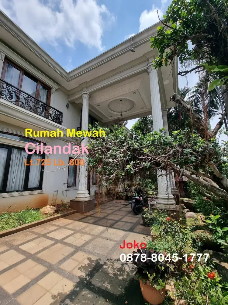 Rumah Mewah Design Klasik Dlm Komplek Elit Cilandak, Jakarta Selatan