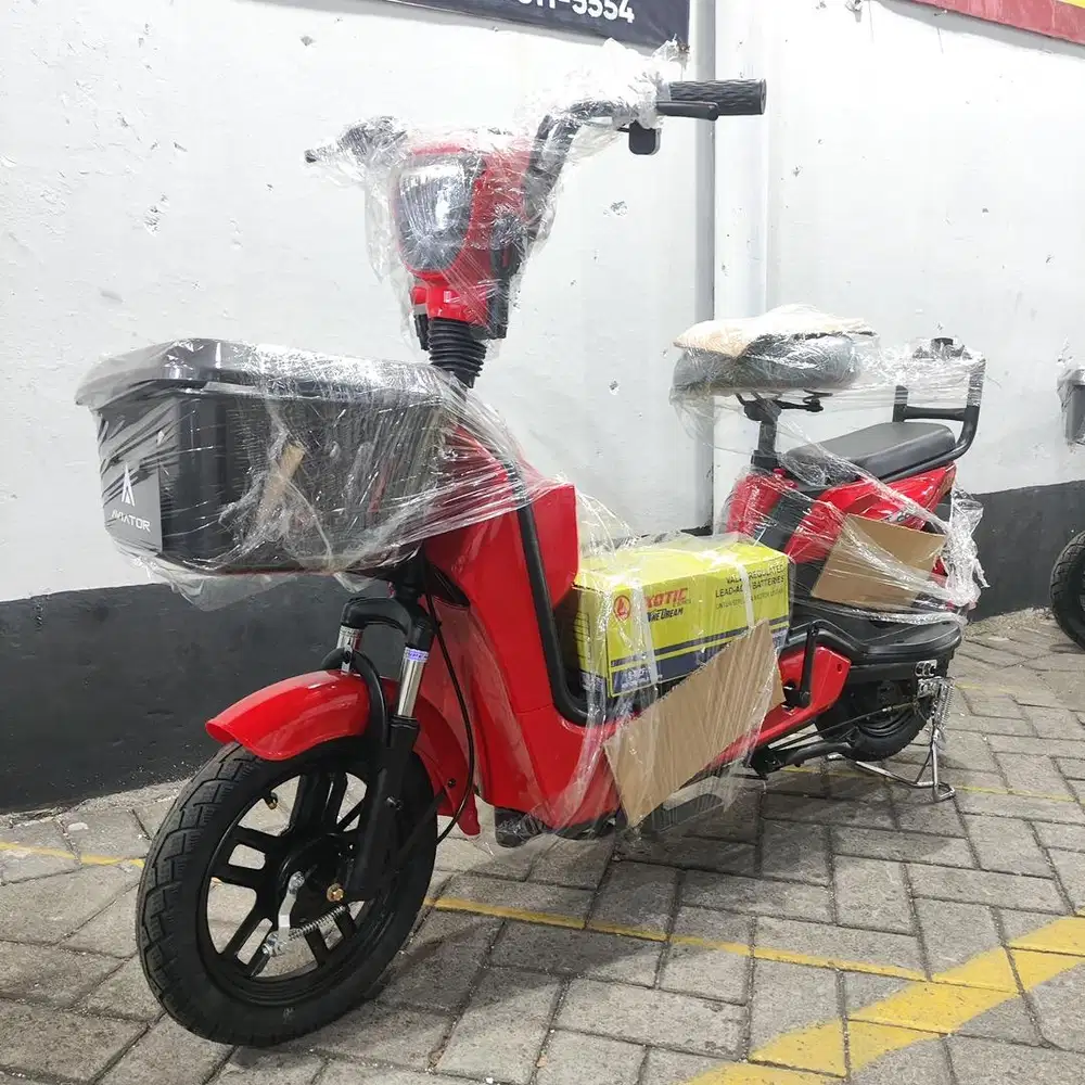 SEPEDA LISTRIK AVIATOR AT 225 FREE ONGKIR